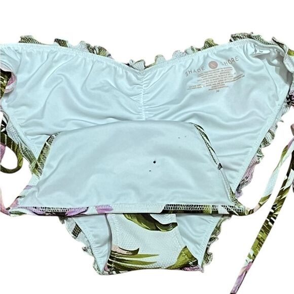 Shade & Shore Floral Bikini Low Coverage Cheeky, Size M, NWT - Picture 9 of 9
